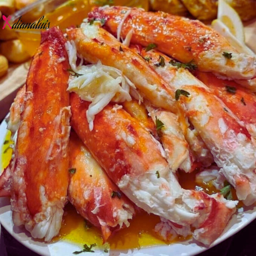 BAKED CRAB LEGS IN BUTTER SAUCE