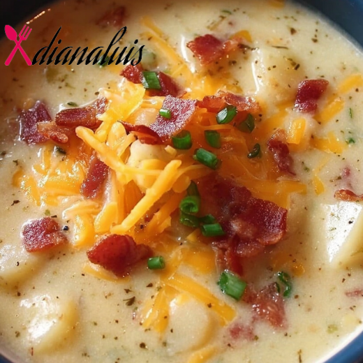 Loaded baked potato soup