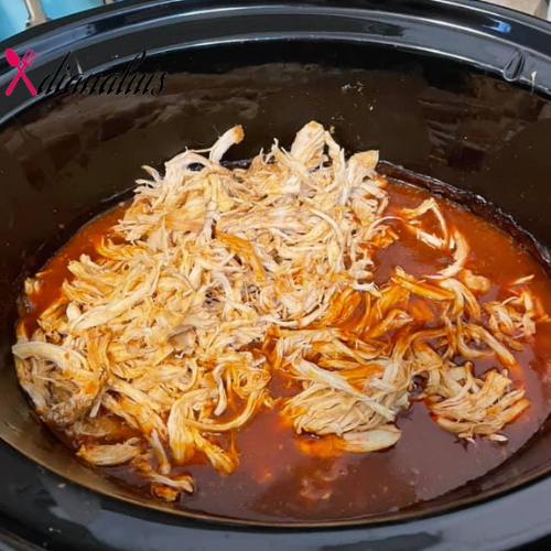 Crock Pot Chicken Enchilada Casserole