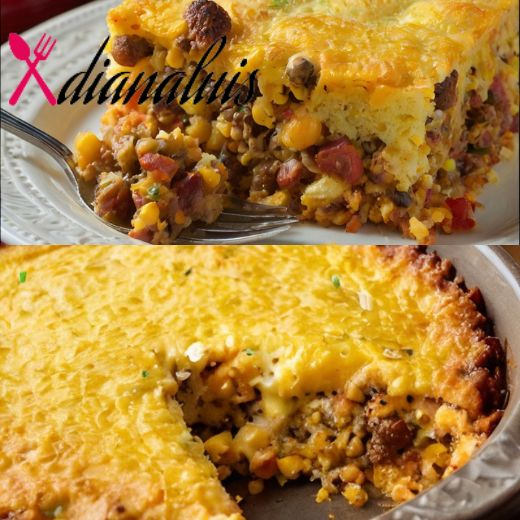 Cowboy Cornbread Casserole