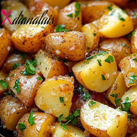 Slow Cooker 3-Ingredient Garlic Butter Potatoes