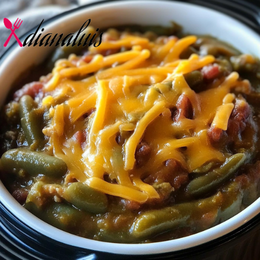 Slow Cooker Amish Green Bean Casserole