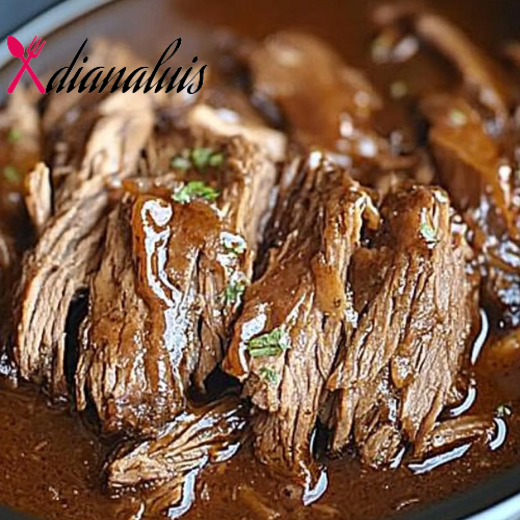 Slow Cooker 4-Ingredient Honey Garlic Beef