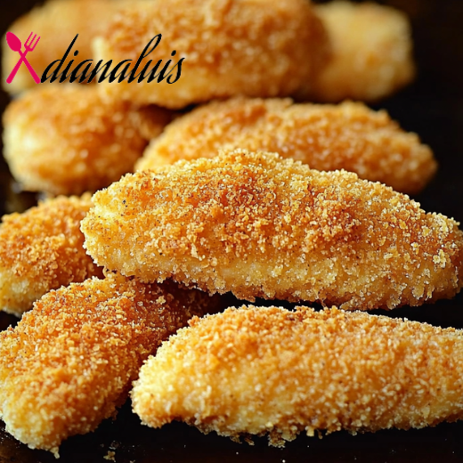 Oven-Baked Crispy Breaded Chicken Fillets