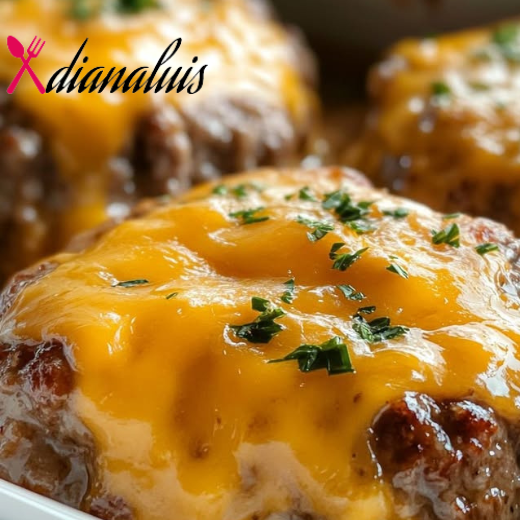 Slow Cooker Creamy Ranch Cheddar Beef Patties