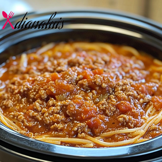 Slow Cooker Church Supper Spaghetti