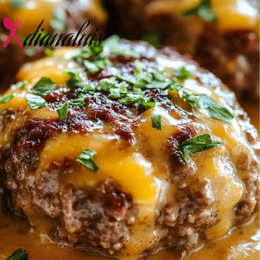 Slow Cooker Creamy Ranch Cheddar Beef Patties