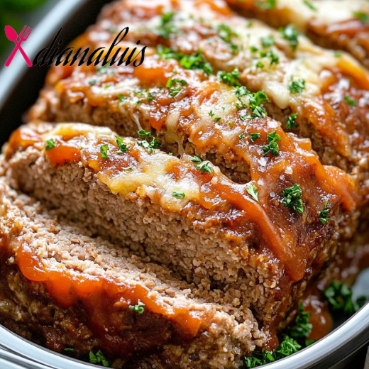 Slow Cooker Parmesan Meatloaf