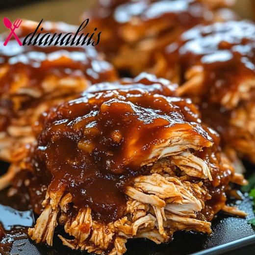 Slow Cooker Smoky BBQ Pulled Chicken