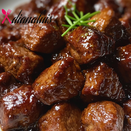 Slow Cooker Steak Bites with Soy Sauce