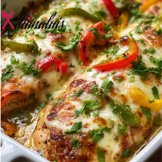 Low Carb Fajita Chicken Bake