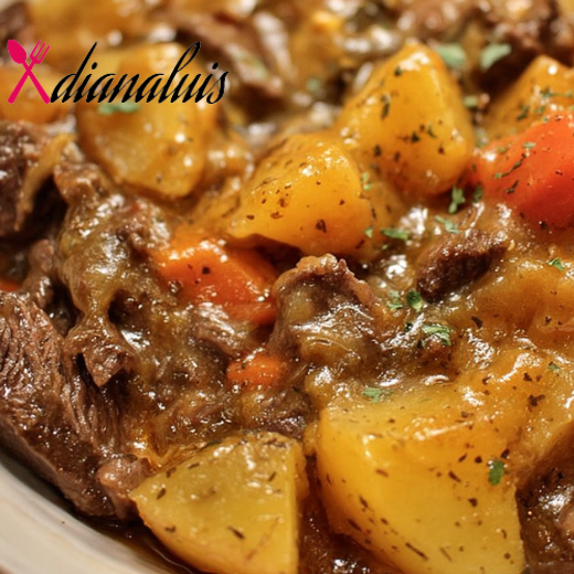 Slow Cooker Amish Beef and Potato Casserole