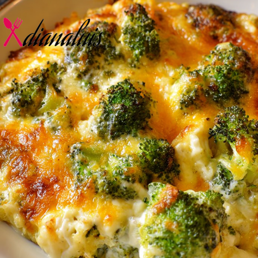 Slow Cooker Baked Broccoli and Cheese Casserole