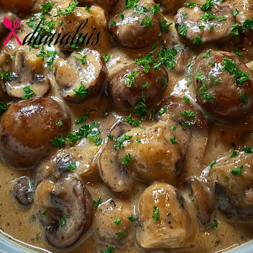 Slow Cooker Mushroom Stroganoff