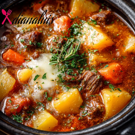 Slow Cooker Beef and Potato Stew