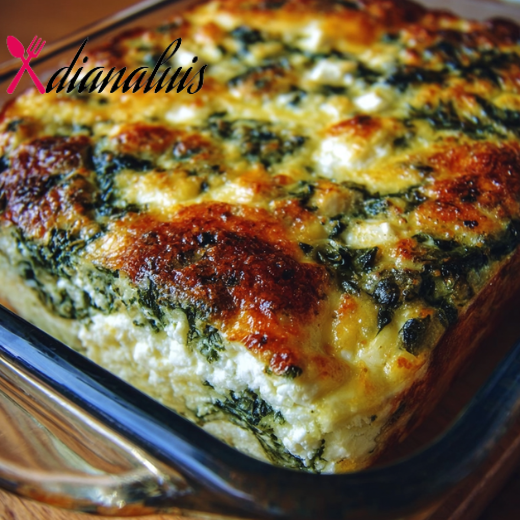 Oven-Baked Spinach and Feta Breakfast Casserole