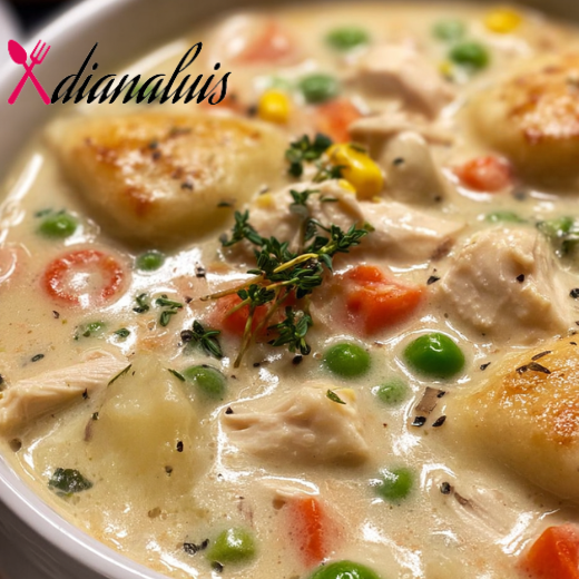 Southern Chicken Pot Pie Soup