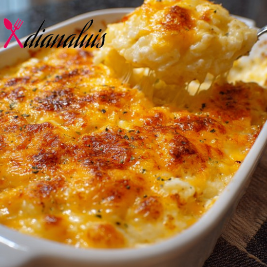 3-Ingredient Cheesy Potato Casserole