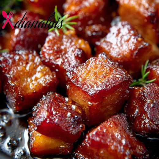 Slow Cooker 4-Ingredient Brown Sugar Ham Bites