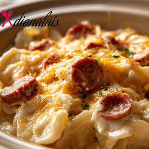 4-Ingredient Slow Cooker Pierogi Casserole