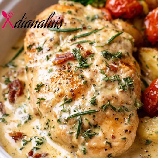 Slow Cooker 4-Ingredient Creamy Italian Chicken