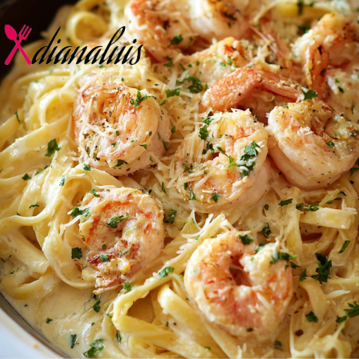4-Ingredient Slow Cooker Shrimp Alfredo (Using Frozen Shrimp)