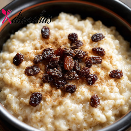 Slow Cooker Cinnamon Raisin Rice Pudding