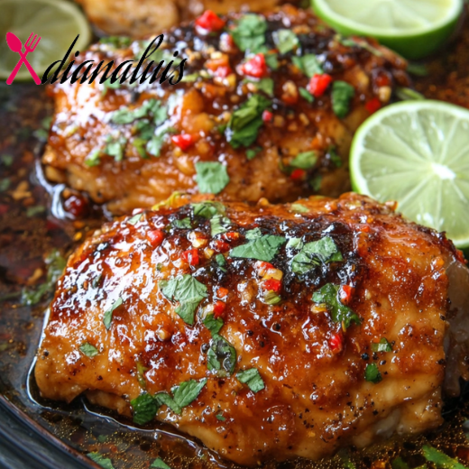 Slow Cooker Sweet Chili Lime Chicken