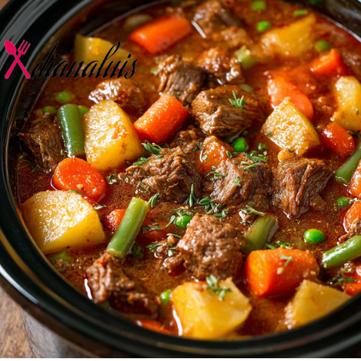 Slow Cooker 4-Ingredient Amish 5-Hour Stew