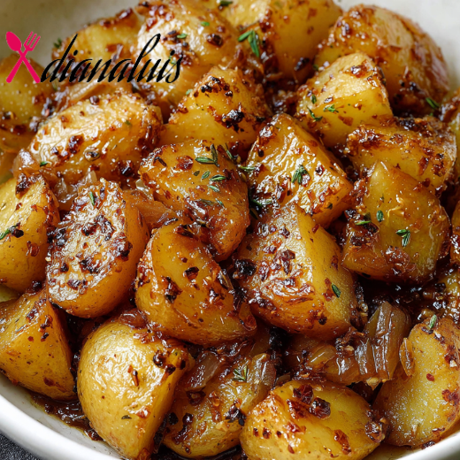 Slow Cooker Onion Butter Potatoes