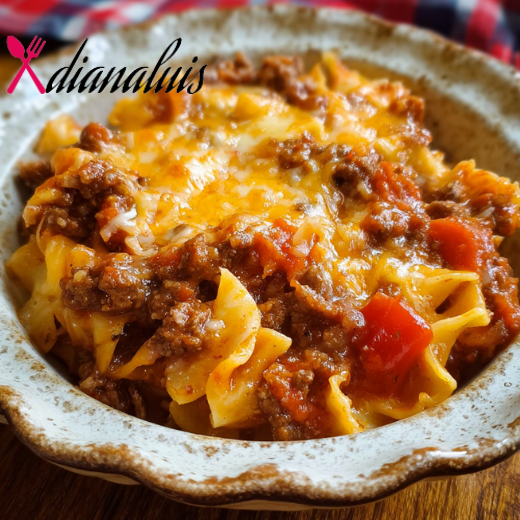 Slow Cooker Amish Country Tomato Beef Casserole