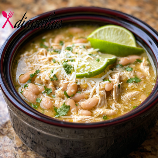 Slow Cooker 6-Ingredient White Chicken Chili