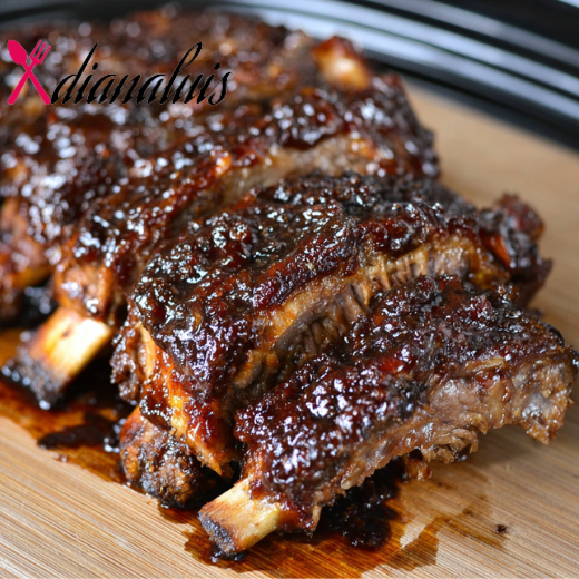 3-Ingredient Slow Cooker Cola Ribs