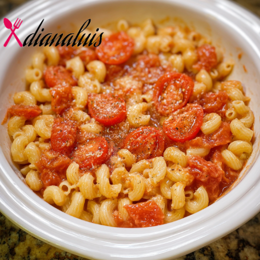 Slow Cooker 3-Ingredient Macaroni and Tomatoes