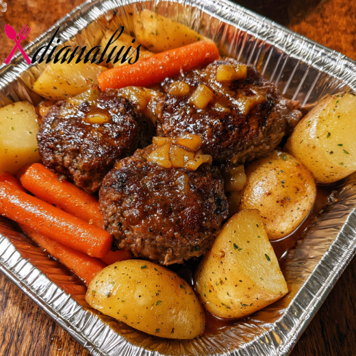 Slow Cooker 4-Ingredient Hobo Dinners