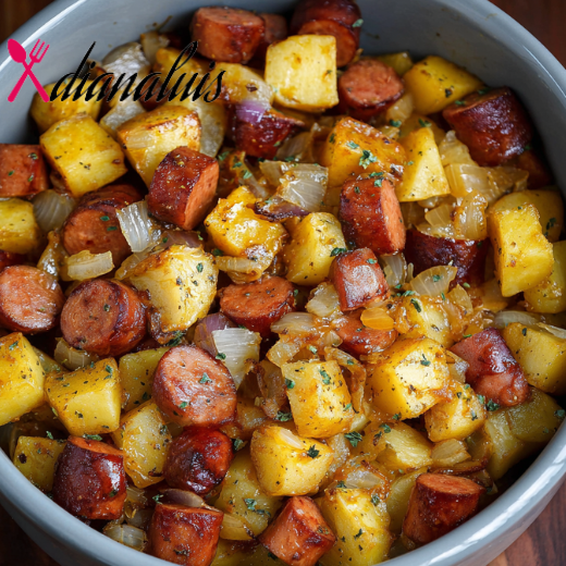 Slow Cooker 3-Ingredient Hot Dog Hash