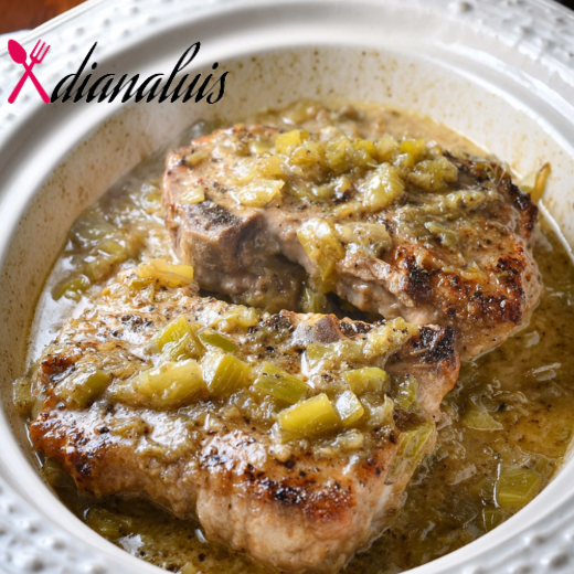 Slow Cooker 3-Ingredient Amish Celery Pork Chops