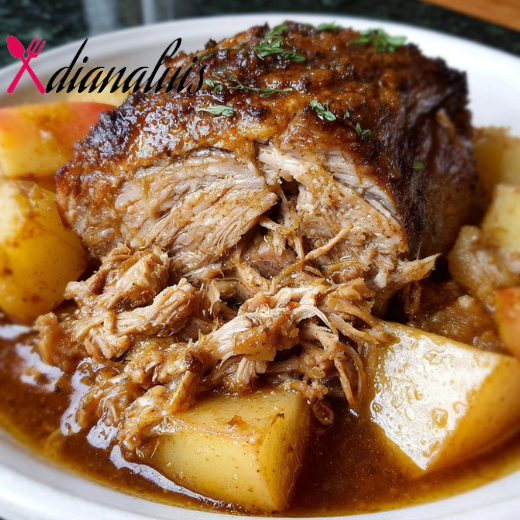 Slow Cooker Apple Cider Pork Roast