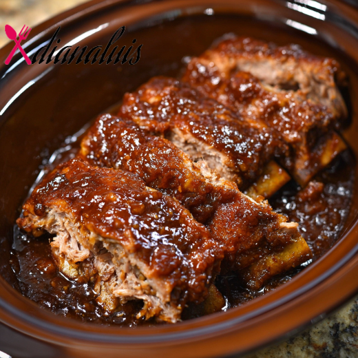 Slow Cooker 4-Ingredient Poor Man's Ribs