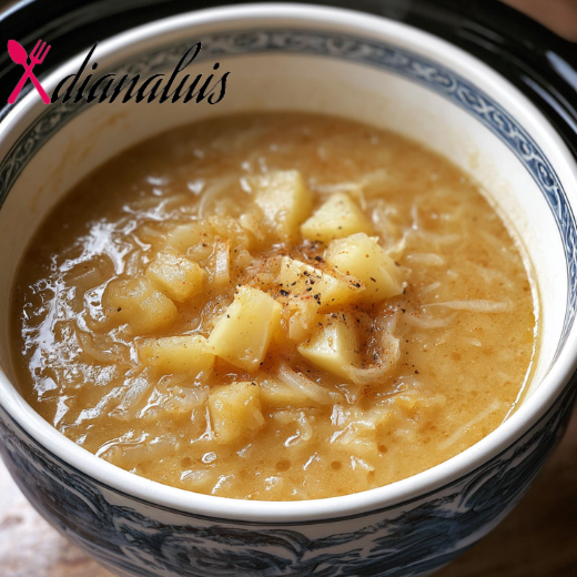 Slow Cooker 3-Ingredient Onion and Potato Soup