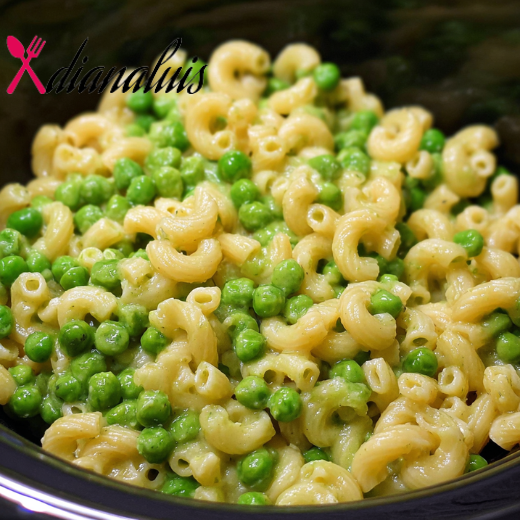 Slow Cooker 3-Ingredient Sweet Pea Macaroni