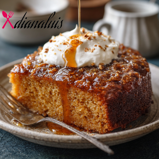 Slow Cooker Spiced Amber Cake