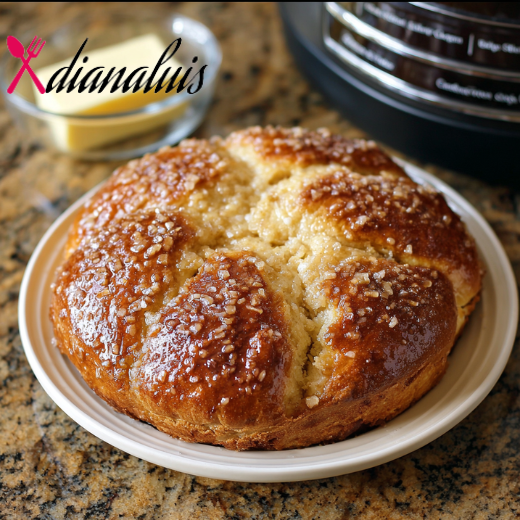 Slow Cooker Sweet Bread Dough Treat