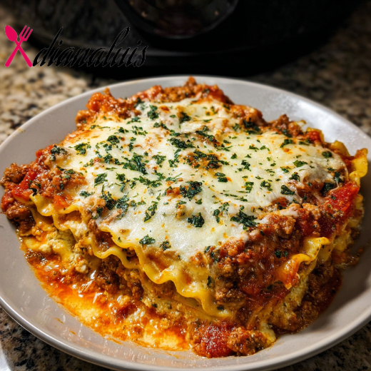 Slow Cooker Patriots Day Lasagna