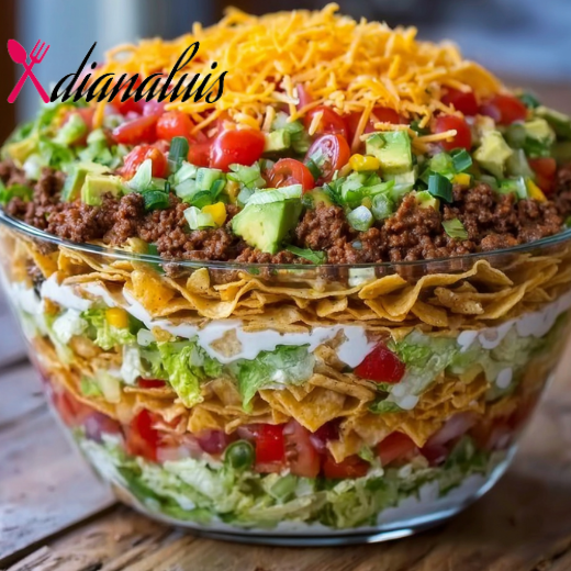 Seven Layer Taco Salad 
