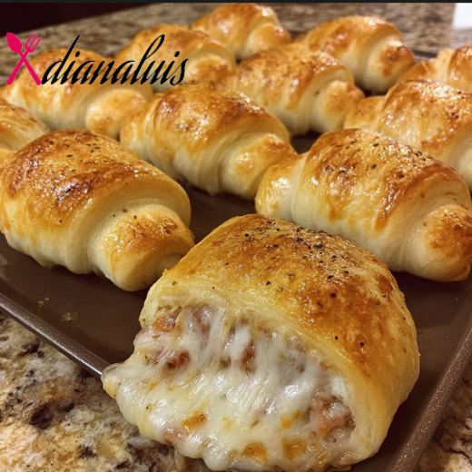 Cheesy Stuffed Crescent Rolls