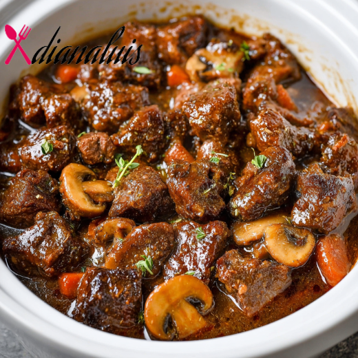 Mushroom Beef Tips