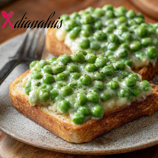 Creamed Peas on Toast