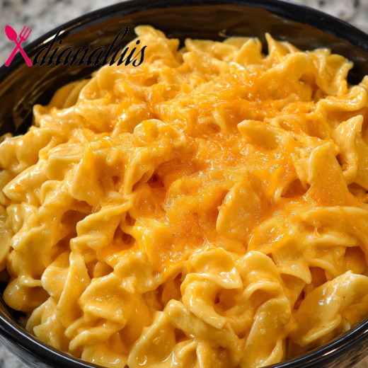 Slow Cooker Amish American Cheese Noodles