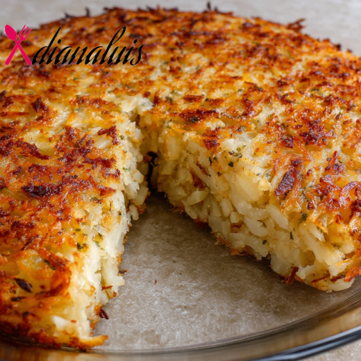 Oven Baked Hash Brown Pie